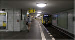 Geheimnisse der Berliner U-Bahn -     Ein Blick in die Bahnsteigebene der Station Moritzplatz der U8.