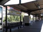 U-Bahnhof Schnhauser Allee: Hochbahnhof mit Mittelbahnsteig.