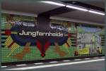 Der U-Bahnhof Jungfernheide wurde 1980 anlässlich der Inbetriebnahme der U7 eröffnet.