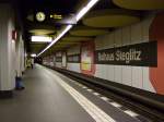 U-Bahnhof Rathaus Steglitz: Anfang der reinen Westberliner Strecke U9 die 1961 gestartet wurde.