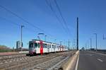 Düsseldorf 3226 + 3204, Oberkasseler Brücke, 11.04.2020.