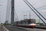 Die Düwag B80D der Düsseldorfer Rheinbahn prägen seit Jahrzehnten das Stadtbild.