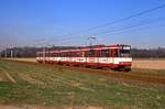 Düsseldorf 4225 + 4221, Froschenteich, 22.02.1990.