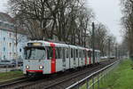 Rheinbahn AG, Wagennummer: 3230, Linie: U77 nach Am Seestern, Ort: Heerdter Sandberg, Datum: 06.01.2024