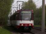 Die U79 von Duisburg nach Dsseldorf.