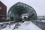 Hamburg Elbbrücken, die Endstation der U4 am 16.02.2026.