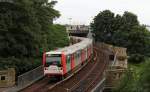 Dt3 817 als U3 nach Schlump Barmbek an den Landungsbrcken 5.8.12