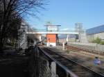 Der neu gestaltete Mnchner U-Bahn-Hp Freimann am 06.02.11