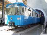 Triebwagen der U-Bahn Mnchen im Verkehrszentrum des Deutschen Museums Mnchen. (06.08.07)