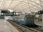 Bahnhof der Allianz-Arena in Mnchen:  Frttmaning .