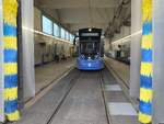 Tag der offenen Türe am Betriebshof der MVG in der Einsteinstrasse zum 150 Geburtstag der Münchener Straßenbahn am 18.10.26.