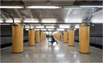 Sanierungsfall -     Der U-Bahnhof Poccistra�e der U3/6 in M�nchen wurde nachtr�glich zwischen die im Schildvortrieb erstellten Tunnelr�hren eingef�gt.