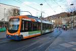 RNV Bombardier Variobahn 4134 (RNV6) am 21.12.19 in Heidelberg