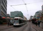 Augsburg AVG SL 4 (Bombardier-CF8 872) Halder Strasse / Hbf am 18.