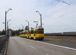 Berlin BVG SL 67 (KT4D 6118 + KT4D) Oberschöneweide, Treskowbrücke am 24.