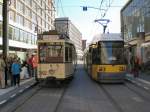 ALT und NEU nebeneinander am Alexanderplatz,  Sommer 2007