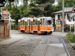 TATRA KT4D auf der fahrt nach Rosenthal Nord, Themenfahrt 13. 7. 2008