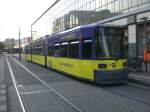 Berlin: Straenbahnlinie M6 nach S-Bahnhof Hackescher Markt am S+U Bahnhof Alexanderplatz.