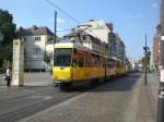 Berlin: Straenbahnlinie 62 nach Wendenschlo an der Haltestelle Rathaus Kpenick.(10.7.2010)