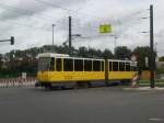 Berlin: Straenbahnlinie 61 nach Adlershof Karl-Ziegler-Strae am S-Bahnhof Adlershof.(12.9.2011)