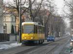 Ehrlichstrae Berlin, Tram 21 nach Schneweide. 29.1.2012