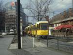 Berlin BVG SL M4 (KT4D 6004) Mitte, S-Bf Hackescher Markt (Endhaltestelle der Linie) am 19.