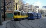 Berlin BVG SL M4 (KT4D) / SL M5 (GT6) Große Präsidentenstraße im März 2005.