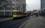 Berlin BVG SL M4 / SL M5 (KT4D) Mitte, Gontardstraße / Fernsehturm im März 2005.