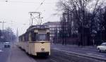 Berlin (Ost) BVB SL 72 (Sw/LEW-Tw 217 216-6) Prenzlauer Berg, Prenzlauer Allee am 17.