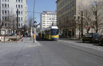 Berlin BVG SL 12 (GT6) Invalidenstraße / Nordbahnhof im März 2005.