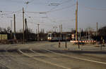 Berlin BVG SL 3 (KT4D 219 027) Prenzlauer Berg, Björnsonstraße / Bornholmer Straße (Endstelle) im April 1993.