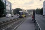 Berlin BVG SL M4 (GT6-98ZR 2004) Buschallee / Sulzfelder Strasse am 16. Juli 2005.