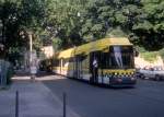 Berlin BVG SL M1 (GT6-99ZR 2024) Dorotheenstrasse / Am Kupfergraben im Juli 2005.