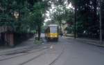 Berlin BVG SL 62 (T6A2) Kpenick, Wendenschlossstrasse im Juli 2005.