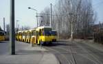 Berlin BVG SL M17 (KT4D 6156) S Schöneweide / Sterndamm im März 2005.