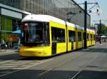 Straßenbahnlinie M6 nach S-Bahnhof Berlin Hackescher Markt am S+U Bahnhof Berlin Alexanderplatz.(8.8.2014)  