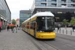 Berlin BVG SL M4 (Bombardier-GT8-11ZRL 9014) Mitte, Gontardstrasse am 16.