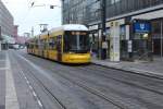 Berlin BVG SL M2 (Bombardier-GT6-12ZRK 4033) Dircksenstrasse / Bahnhof Alexanderplatz am 28.