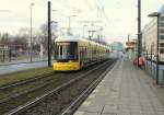 Berlin BVG SL M4 (Bombardier-GT8-11ERL 8010) Karl-Liebknecht-Strasse / Spandauer Strasse / Marienkirche am 28.