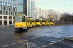 Berlin BVG SL M5 (KT4D 6099 + 6041) Mollstrasse / Otto-Braun-Strasse am 1.