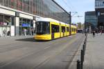 Berlin BVG SL M4 (Bombardier GT8-11ZRL 9009) Mitte, Gontardstrasse am 12.