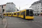 Berlin BVG SL M8 (Bombardier GT8-11ZRL) Mitte, Rosenthaler Platz am 12.