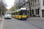 Berlin BVG SL 12 (Adtranz GT6-98ZR 2012) Mitte, Kleine Präsidentenstraße am 19.