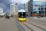 Berlin BVG SL M4 (GT8-11ZRL 9018 (Bombardier 2014)) Mitte, Alexanderplatz am 24.