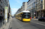 Berlin BVG SL M5 (GT8-11ZRL 9009 (Bombardier 2014)) Mitte, Chausseestraße (Hst.