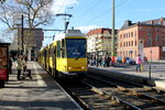 Berlin BVG SL 37 (KT4D 6090) Niederschöneweide, S-Bahnhof Schöneweide am 22.