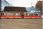 1993 VII 17 Reko-Wagen der BVG-Ost 1993 auf der Linie 64 in Berlin Köpenick, scan vom Foto /