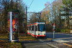 Tw 331 erreicht die Haltestelle Kaltehardt und bricht in Kürze in Richtung Witten auf.