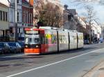 Die Bremer Straenbahn, Wagen 3025 als Linie 10 nach Sebaldsbrck in Walle.