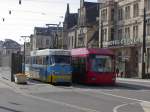 Tatra 526 und City-Bahn am Chemnitzer Hbf. (Okt. 2004)
